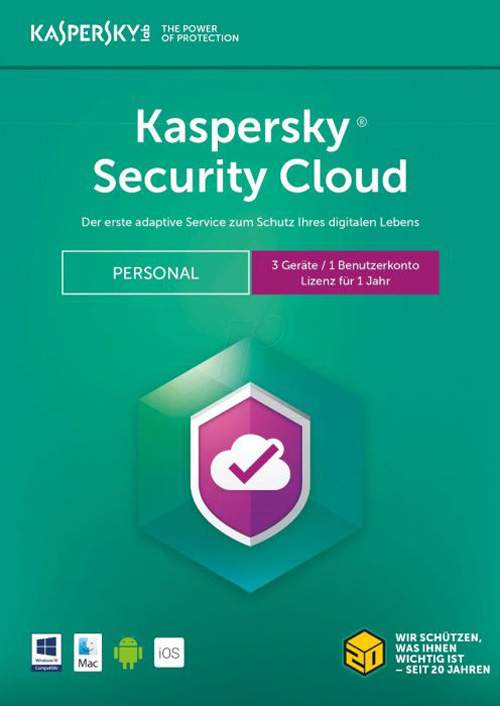 Kaspersky Security Cloud - Personal Africa Edition. 5-Device; 1-Account KPM 1 year Base Download Pack 