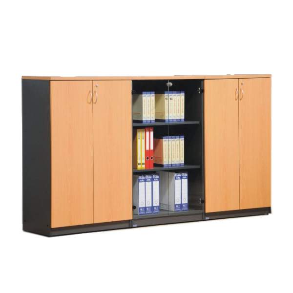 Wooden 3 in 1 Double Door Medium Cabinet 