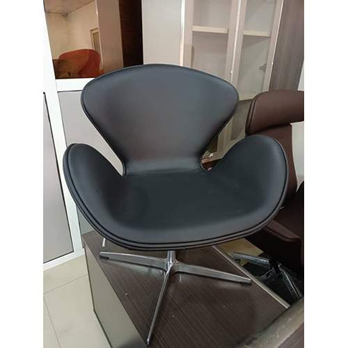 Stylish Black Office Visitor's Chair - deluxe.com.ng