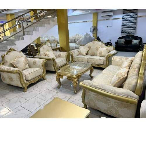 QUALITY DESIGNED 7 SEATERS SOFA (WITHOUT CENTER TABLE) -AVAILABLE (AUSFUR) - deluxe.com.ng