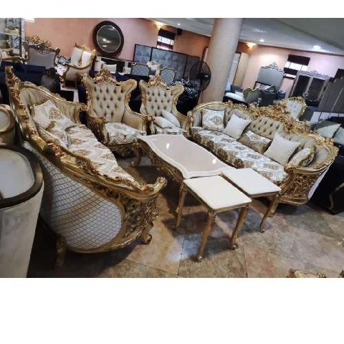 COMPLETE QUALITY SET OF SOFAS WITH DINING SET (FIKLA) - deluxe.com.ng