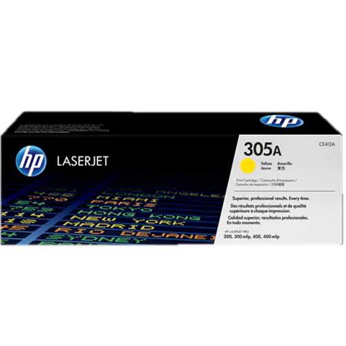 HP 305A Yellow Original LaserJet Toner Cartridge (CE412A) - deluxe.com.ng