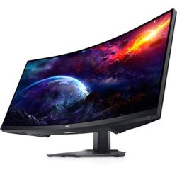 Dell S3422DWG 34-inch Curved Monitor with 144Hz Refresh Rate, WQHD (3440 x 1440) Display, Black, usb-3 charging capability, HDMI, DP (PW)  - deluxe.com.ng