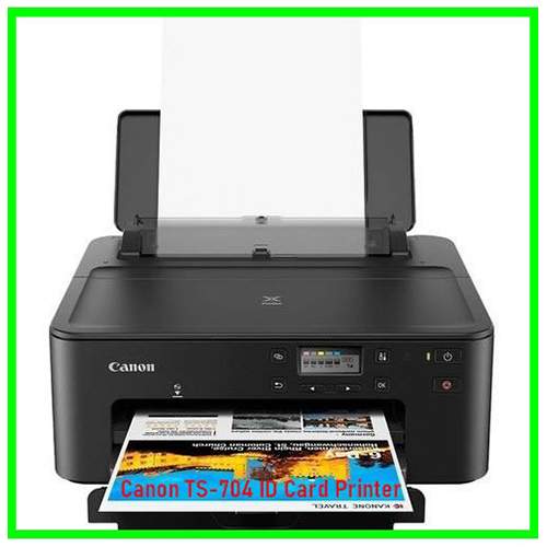 Canon Pixma Ts-704 Wireless Paper +CD + ID Card Printer