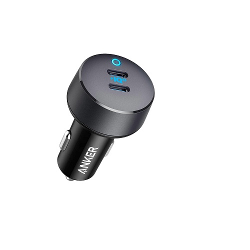 Anker PowerDrive |A2725011| III Duo Fast Charger Adapter - Black - deluxe.com.ng