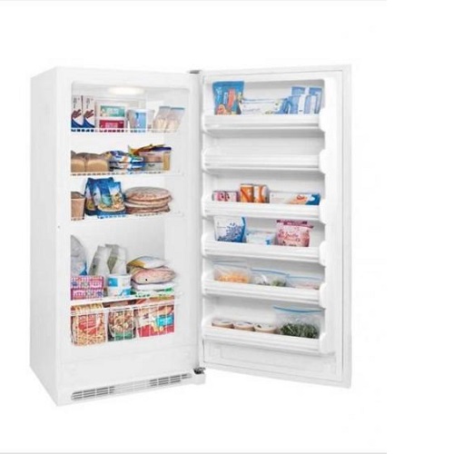 Electrolux Freezer | 581 Litres MUFF21VLQW Free Frost Single Door Upright Freezer - White Colour - deluxe.com.ng 