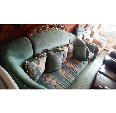 7 SEATERS SOFA LIGHT GREEN (GIDI)