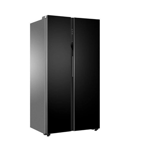 Haier Thermocool Refrigerator FREE HRF-619SI black Side By Side Glass Series - deluxe.com.ng