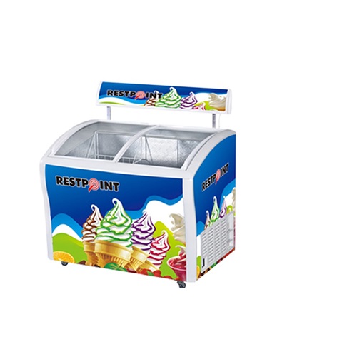 Restpoint Ice Cream Showcase Cooler | RP-300SD - deluxe.com.ng