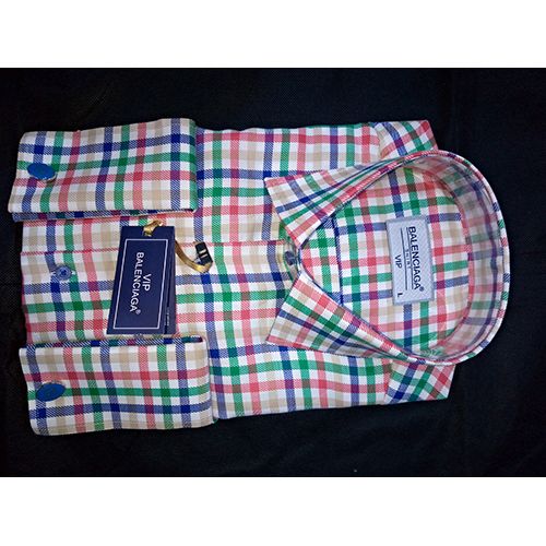 BALENCIAGA DESIGNER'S VIP STRIPED MEN'S SHIRT(AVAILABLE IN ALL SIZES) 