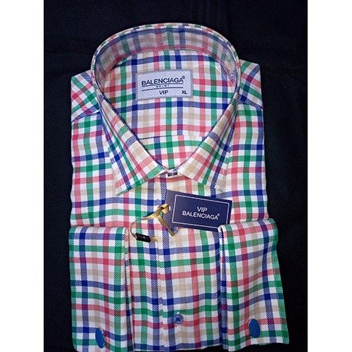 BALENCIAGA  LUXURY VIP STRIPED MEN'S SHIRT|(AVAILABLE IN ALL SIZES) 