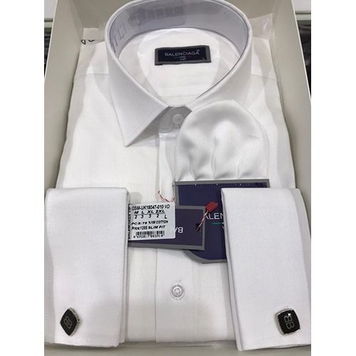 BALENCIAGA DESIGNER'S LUXURY  VIP MEN'S SHIRT | SH 050 (AVAILABLE IN SIZES) 