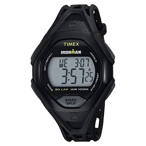 TIMEX T5M104 MEN’S IRONMAN SLEEK 30 BLACK RESIN WATCH 