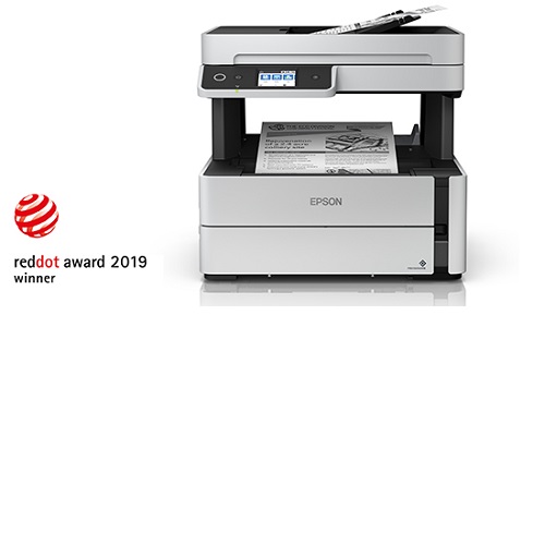 Epson Monochrome M3140 All-in-One Duplex InkTank Printer Print,Copy,Scan FAX,ADF, Black, Medium - deluxe.com.ng