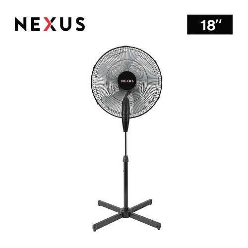 Nexus 18 Inch Standing Fan | NXSF-5400B  - deluxe.com.ng