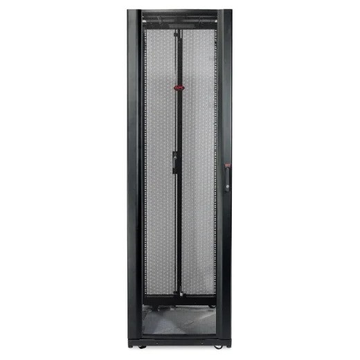 APC NetShelter SV 42U 600mm Wide x 1060mm Deep Enclosure without Sides RAL035 Black, Single Rack Unassembled | AR2401G (CC) - deluxe.com.ng