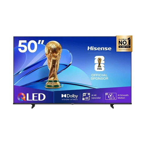 Hisense 50 Inch 4K Smart QLED TV | 50Q6Q - deluxe.com.ng