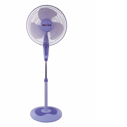 Nexus 18 Inch Standing Fan | NX-7418 Purple Colour - deluxe.com.ng