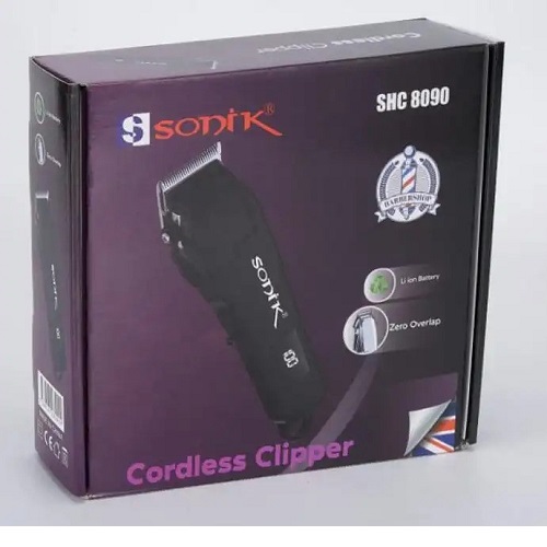 SONIK CORDLESS HAIR CLIPPER SHC 8090 - deluxe.com.ng