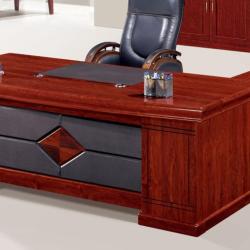 BROWN EXECUTIVE OFFICE TABLE WITH EXTENSION 1.6 METERS (AMEFU)