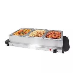 Mothers Choice Electric Hotplate And Buffet Server-3 Trays