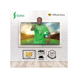 Syinix 50" Inch Android 4K UHD Smart LED TV | Television