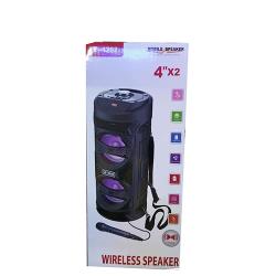 GENERIC PORTABLE WIRELESS SPEAKER | WITH MICROPHONE - Deluxe.com.ng