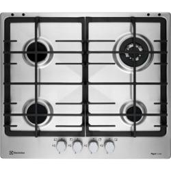 Electrolux Hob | 60CM BUILT-IN 4 BURNER GAS HOB EGG6343NOX - STAINLESS STEEL - deluxe.com.ng