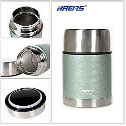 Haers 1000ml Hot And Cold Food Flask