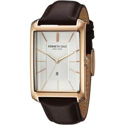 Kenneth Cole 10030831 Men’s New York Classic Brown Leather Dress Watch