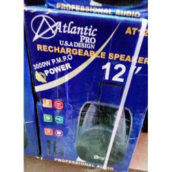 ATLANTIC PRO RECHARGEABLE SPEAKER 12 Inches AT1205 3000W- deluxe.com.ng