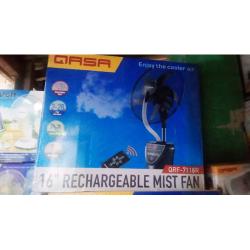 QASA 16 RECHARGEABLE FAN QRF-7116R deluxe.com.ng