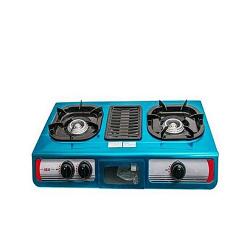 AKAI 2 Burner Gas Stove With Grill