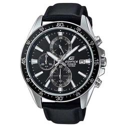  CASIO GENTS EFR-546L-1AVUDF EDIFICE CHRONOGRAPH BLACK LEATHER WATCH