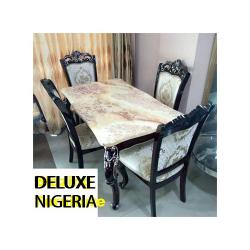 Executive Marble Dinning With 4 Chairs