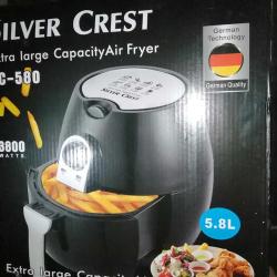SILVERSILVER CREST EXTRA LARGE CAPACITY AIR FRYER 5.8L (KEVO) - deluxe.com.ng