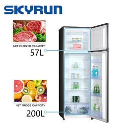 Skyrun 257-Litres Double Door Top Mount Refrigerator BCD-257A