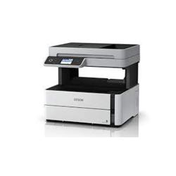 Epson Monochrome M3140 All-in-One Duplex InkTank Printer Print,Copy,Scan FAX,ADF, Black, Medium