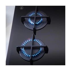 Elba Hob | ELIO95-565CG Built-In-Gas On Glass Hob, 5 Gas Burners, Stainless Steel with Electronic Ignition - deluxe.com.ng