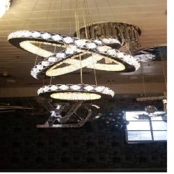 3 IN 1 LED RING CHANDELIER LIGHT QUALITY DESIGNED LIGHT  - FOR INDOOR USE (ZENLI)  - deluxe.com.ng