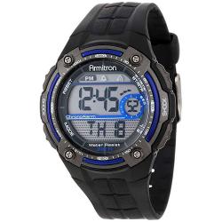 ARMITRON 40/8189BLU Men’s Black Digital Chronograph Sport Watch