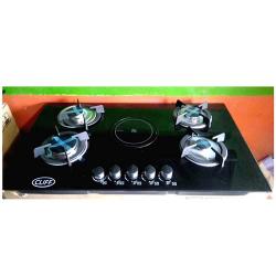 Cliff 4 Burner + Electric in Built Table top (Italian) - Deluxe.com.ng
