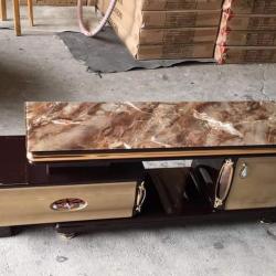 COFFEE BROWN CENTER TABLE WITH DRAWER (YOFU)