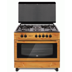 MAXI Gas Cooker 60*90 (4 + 2 ) WOOD - deluxe.com.ng