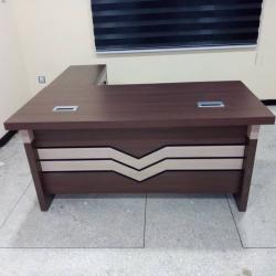 5 METERS OFFICE TABLE WITH EXTENSION & V-FRONT DESIGN (SEFU)