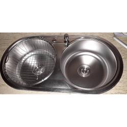 HOTPOINT DOUBLE BOWL SINK