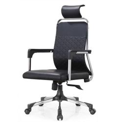 BLACK SWIVLE CHAIR WITH HEAD REST (DISO)