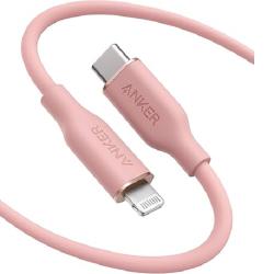 Anker |A8663051| PowerLine III Flow USB-C to Lightning Cable 6-ft - Pink - deluxe.com.ng