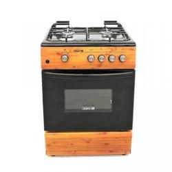 SCANFROST 60X60 CM ,WOOD FINISH , 4 GAS BURNERS & GAS OVEN+GRILL | CK6402 NG - deluxe.com.ng