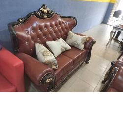 QUALITY DESIGNED 7 SEATERS SOFA CHAIRS COFFEE BROWN COLOR (DEEM) - deluxe.com.ng